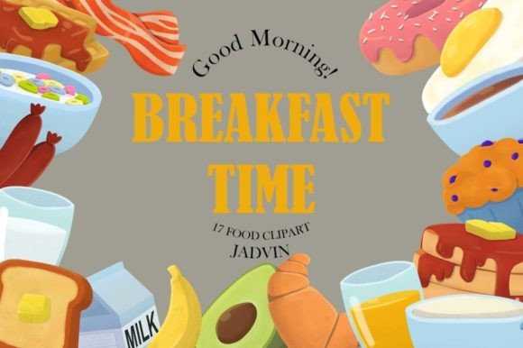 Breakfast Time: Elevating Creative Projects with Digital Illustrations