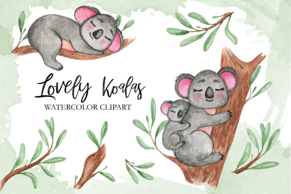 Bringing Nature’s Charm to Life with High-Resolution Watercolor Koala Art