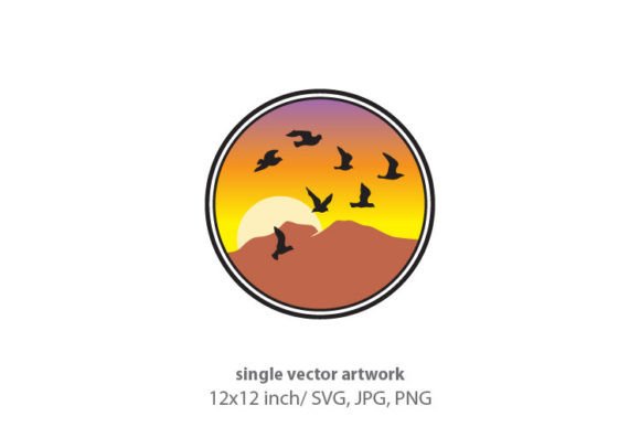 Elevate Your Creative Projects with Bird Flock in the Sky Digital Art