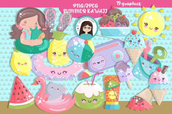 Unlocking Creative Potential with Summer Kawaii Cliparts