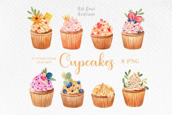 Watercolor Birthday Cupcake Sublimations Guide
